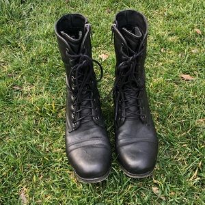 (Madden Girl) lace up Combat / Military Boots